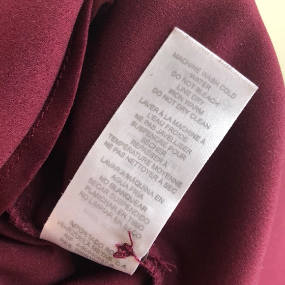 DYNAMITE | Burgundy Tank with Buttons - Picture 7 of 7